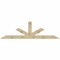 Ekena Millwork Saratoga Rough Sawn Timber Gable Bracket, Douglas Fir, 108"W x 31 1/2"H x 6"D x 6"F, 7/12 Pitch GBW108X31X0606SAR00RDF - alternate 1